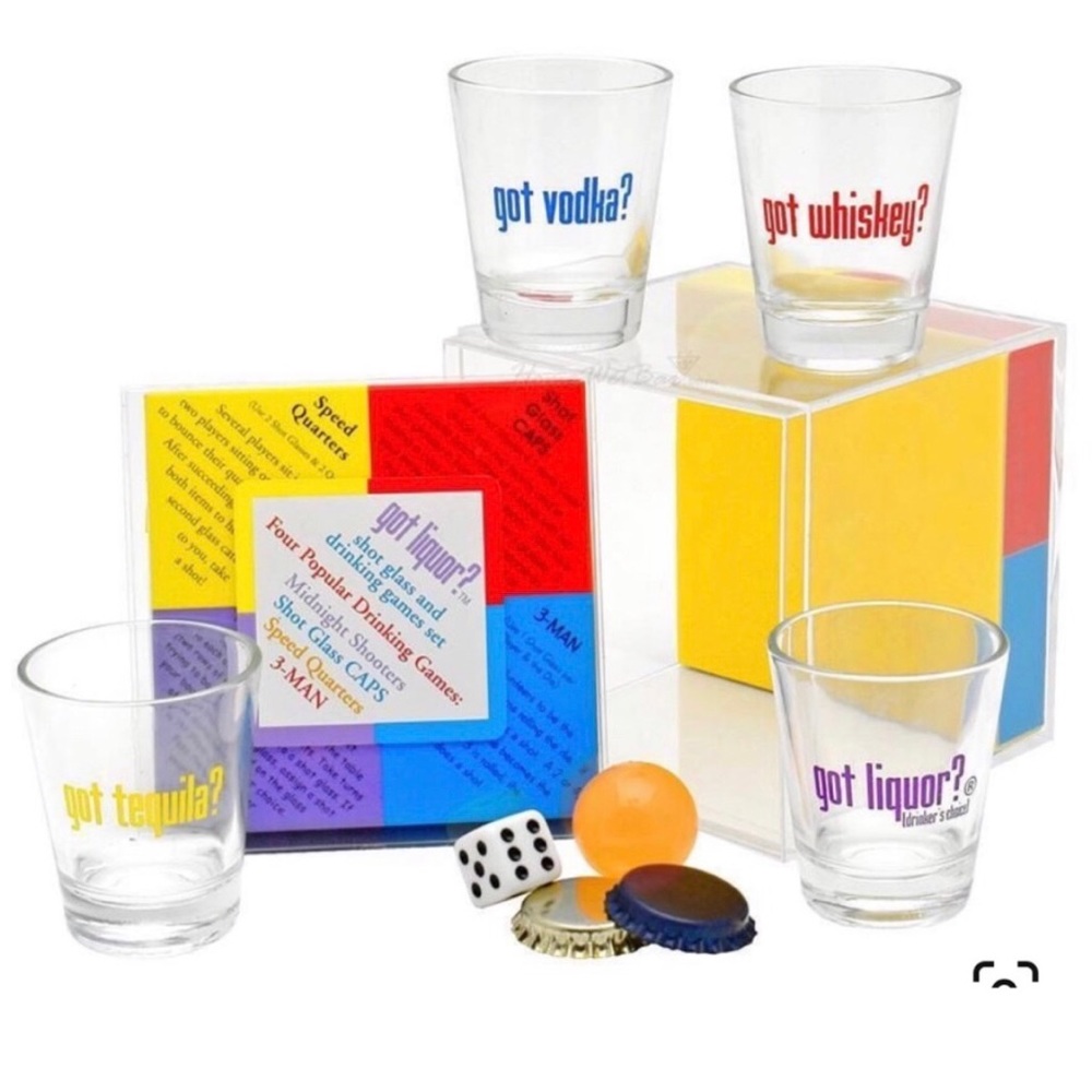 NWT Got Liquor Drinking Game Set